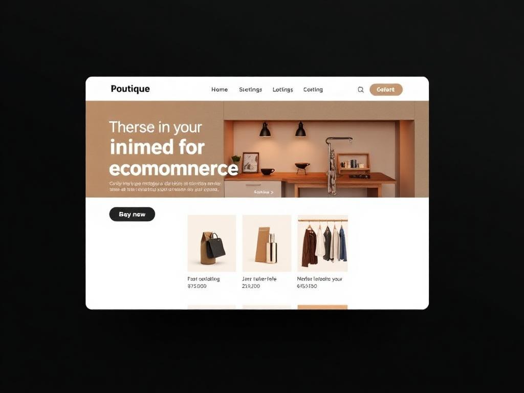 Commerce local moderne